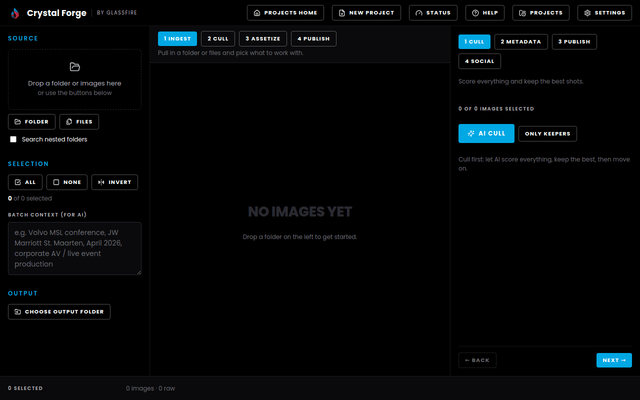 Crystal Forge screenshot